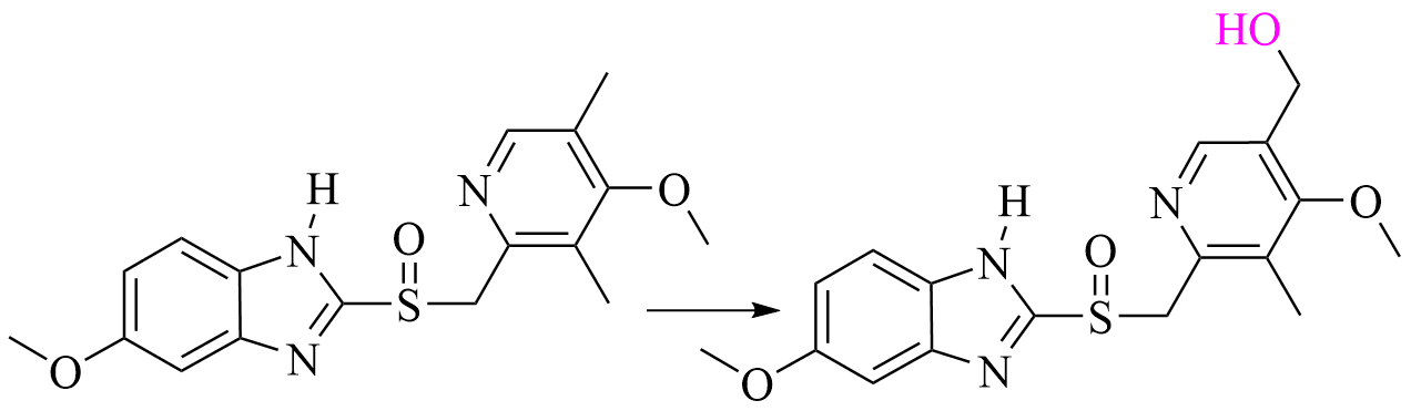 5-Hydroxy Omeprazole main metabolite