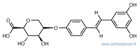 Resveratrol-4'-O-D-glucuronide