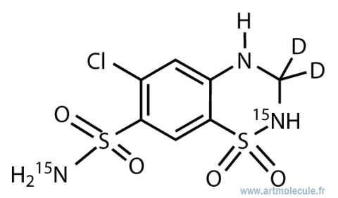 Hydrochlorothiazide-D2, 15N2