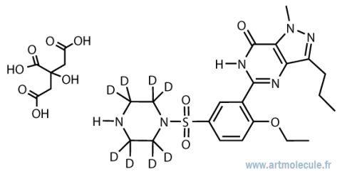 Desmethylsildenafil-D8 citrate