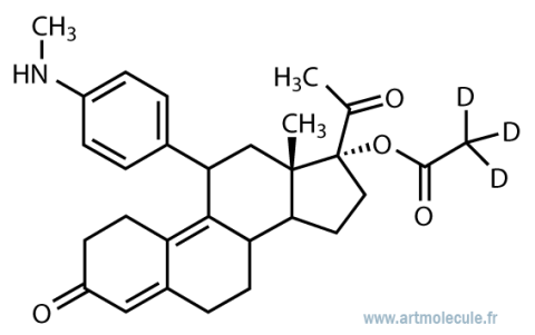 ULIPRISTAL N-DESMETHYL ACETATE D3