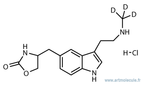 N-desmethylzolmitriptan D3 hydrochloride