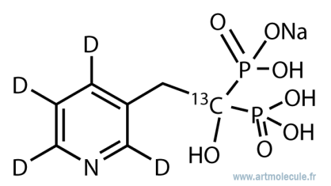 Risedronate D4 13C (M+5) sodium salt