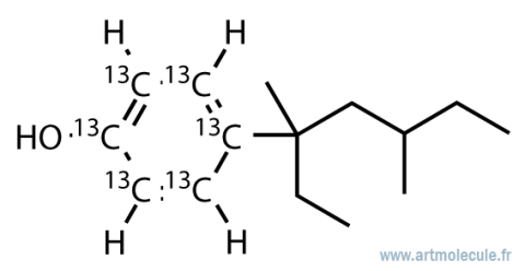 4-(1-Ethyl-1,3-dimethyl-pentyl)-(13C6) phenol