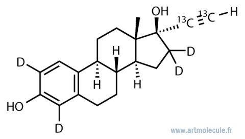 Ethynyl Estradiol-13C2D4