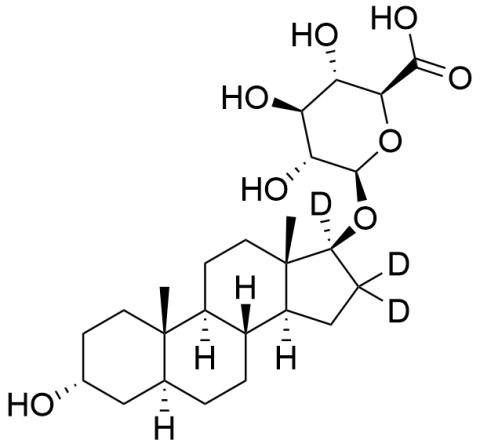 Androstane -3,17- diol 17- glucuronide D3