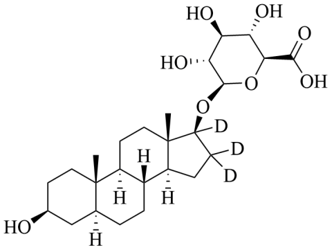 Androstane 3 beta,17 beta diol glucuronide D3