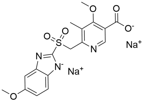 5-carboxylic acid, omeprazole sulfone, disodium salt