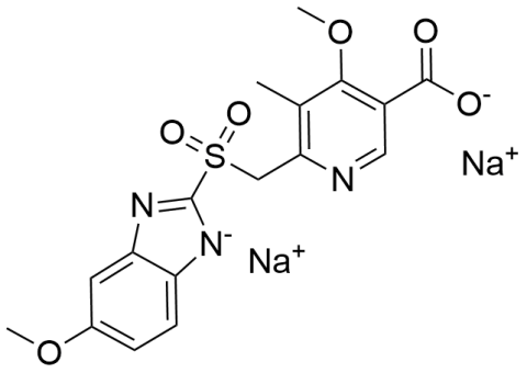 5-carboxylic acid, omeprazole sulfone, disodium salt