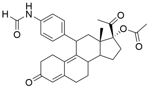 Didesmethyl-N-formyl ulipristal acetate