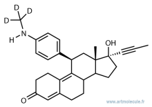 N-desmethylmifepristone D3