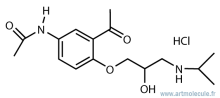 Diacetolol hydrochloride