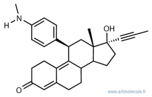 N-desmethyl-mifepristone