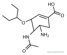 Oseltamivir acid hydrochloride