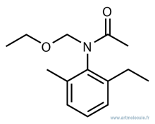 N-Ethoxymethyl-N-(2-ethyl-6-methyl-phenyl)-acetamide (Acetochlor)