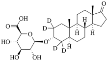 Androsterone-D4 glucuronide