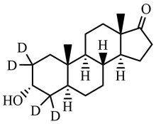 Androsterone labelled