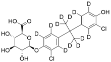 2,2'-DICHLORO BISPHENOL A MONO-BETA-D-GLUCURONIDE D12