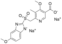 5-carboxylic acid, omeprazole sulfone, disodium salt