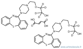 Quetiapine-D4 hemifumarate