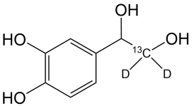 3,4-Dihydroxyphenyl glycol  D2 13C (M+3)