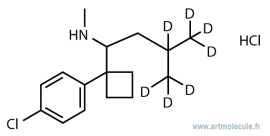 N-monodesmethylsibutramine D7 hydrochloride