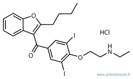 mono-N-desethylamiodarone hydrochloride