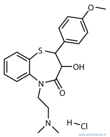 Deacetyldiltiazem hydrochloride