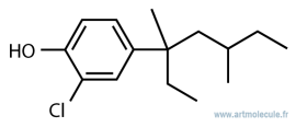 2-Chloro-4-(1-ethyl-1,3-dimethyl-pentyl)-phenol