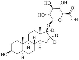 Androstane 3 beta,17 beta diol glucuronide D3