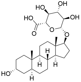 Androstane-3-alpha,17-beta-diol glucuronide