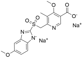 5-carboxylic acid, omeprazole sulfone, disodium salt